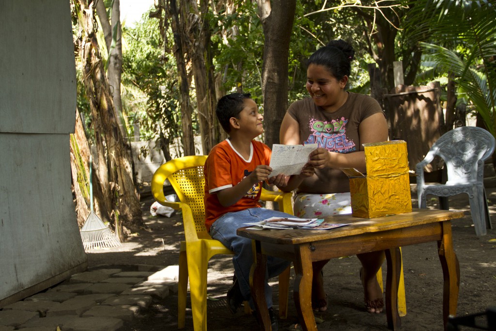 A golden box for treasured possessions in Nicaragua