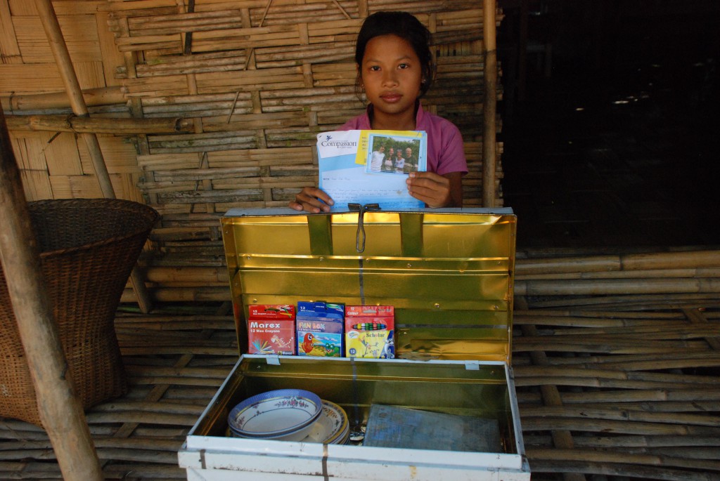 Lal keeps her letters in a chest to keep them safe