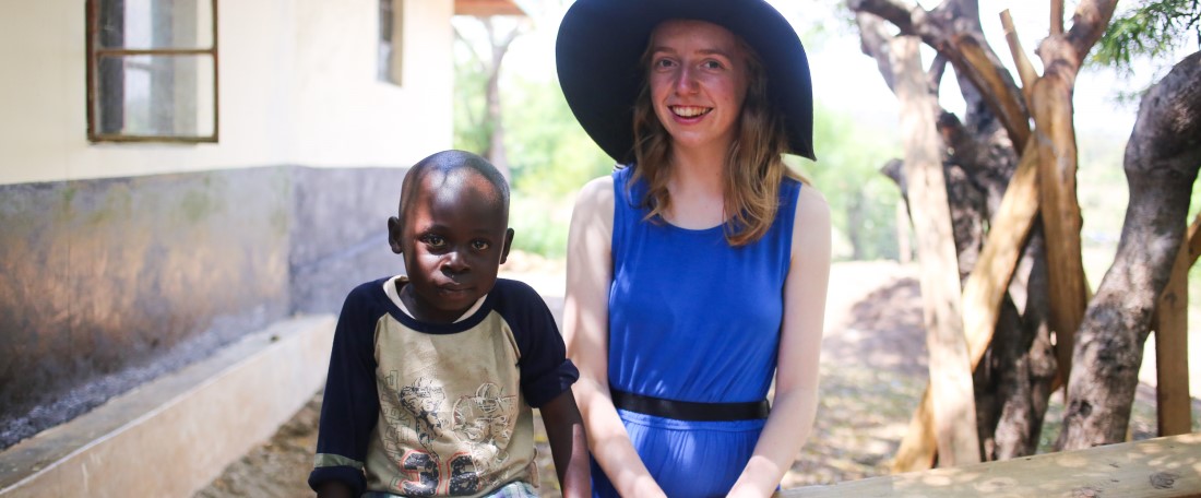 UCB sponsor Lauren visits sponsored child