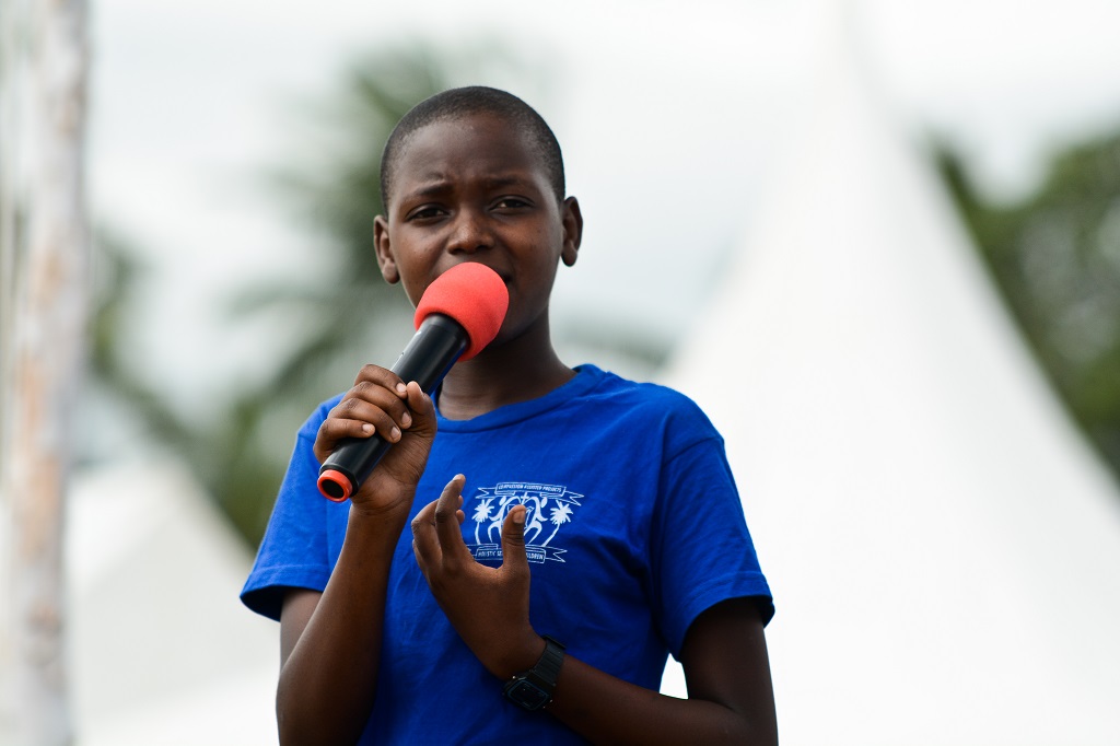 Kenyan girl raising FGM awareness