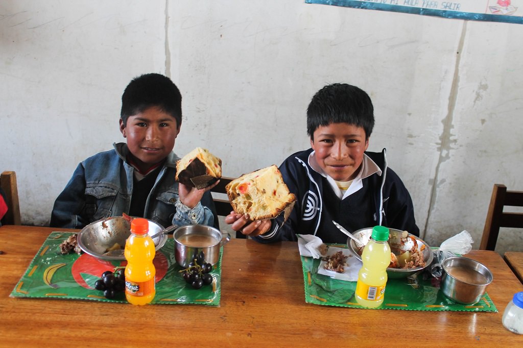 Christmas cake in Peru