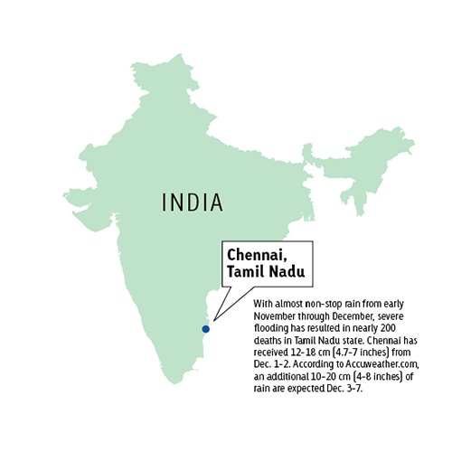 Flooding in Chennai