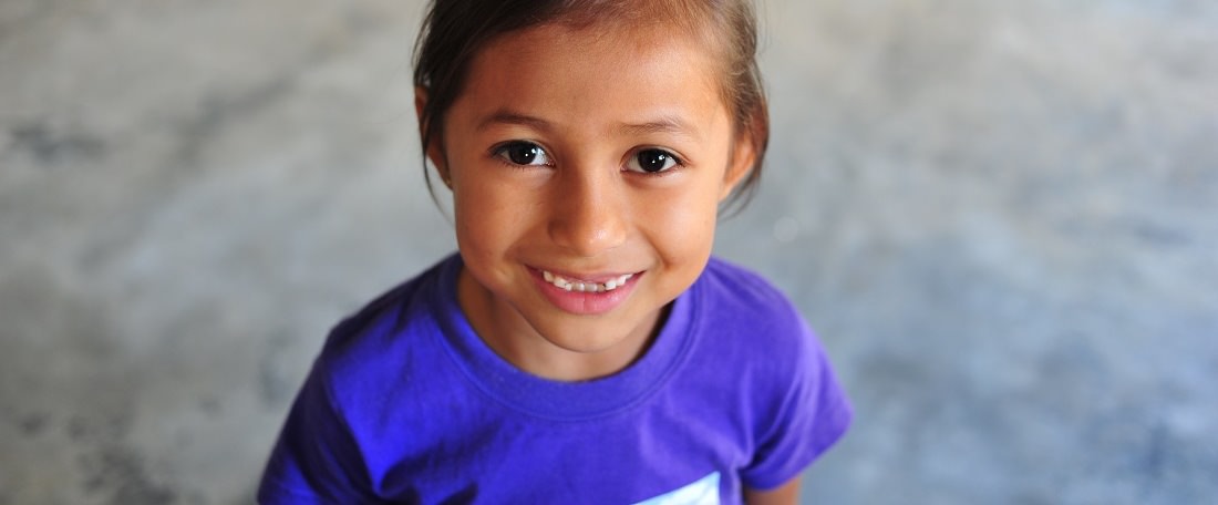 Guatemalan girl smiling