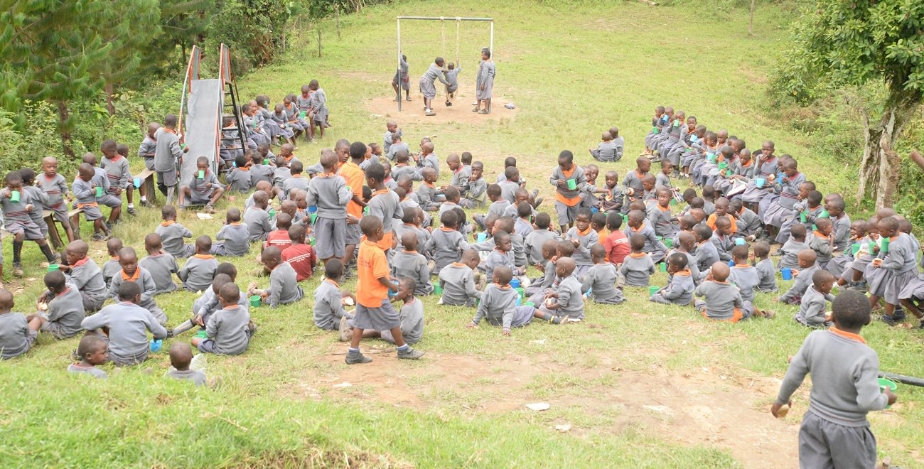 Playtime at Ugandan Compassion project