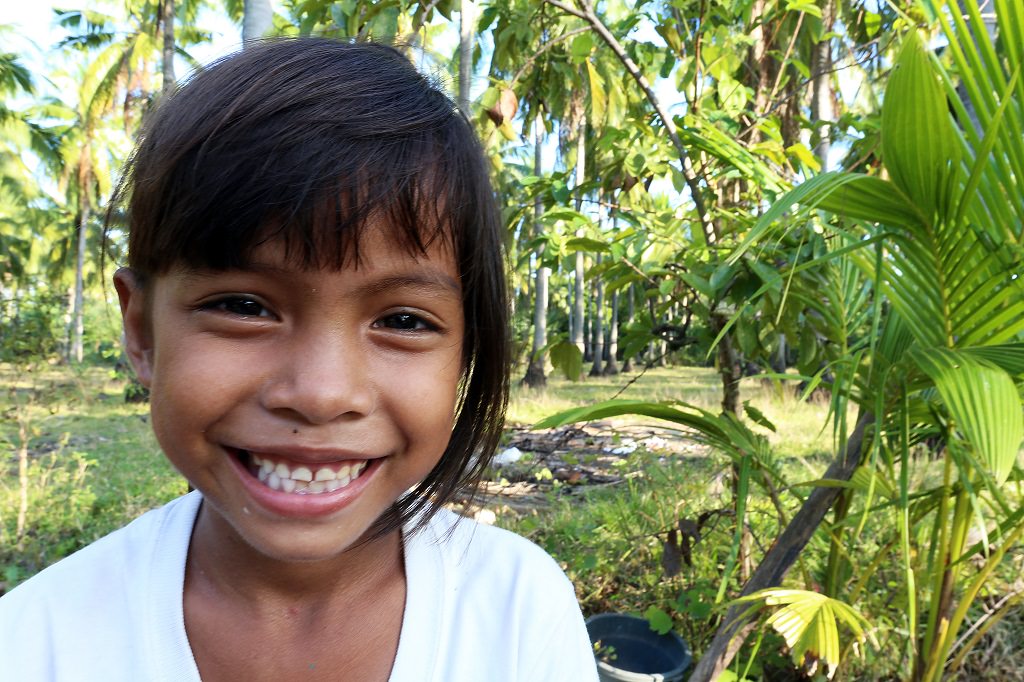 Abandoned girl from Philippines