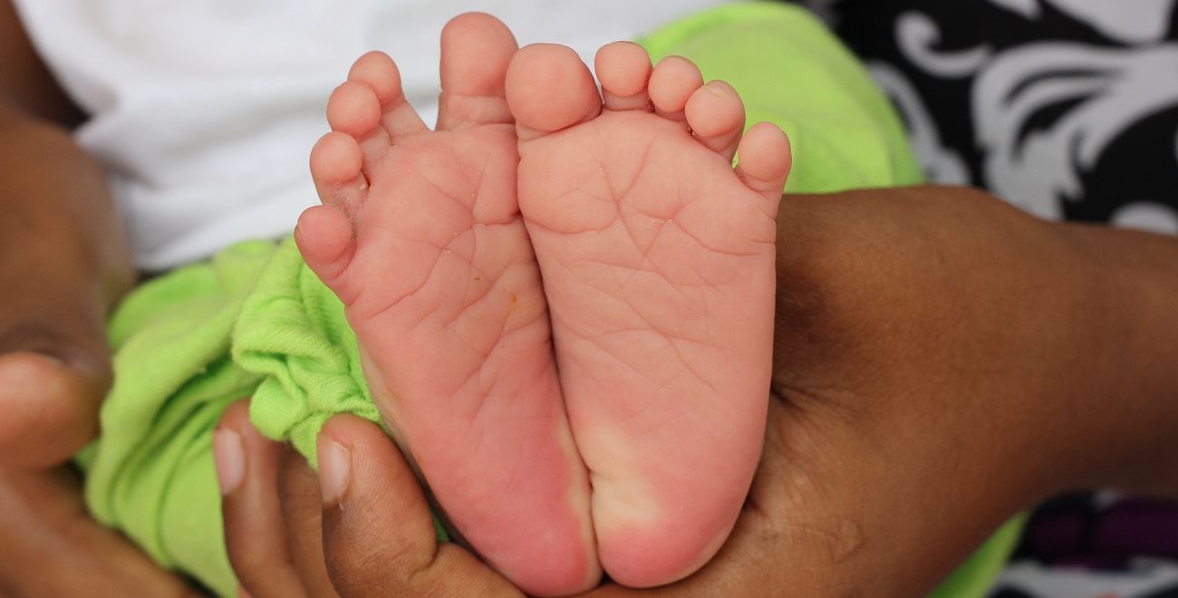 Baby feet in Brazil