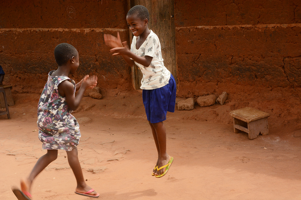 Thelma and Deborah play together