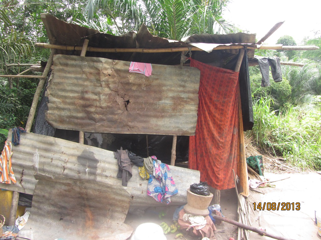 Shack in Ghana