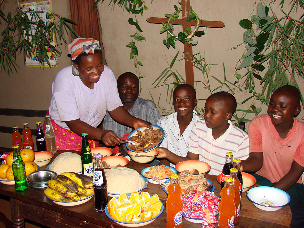 Easter meal in Kenya