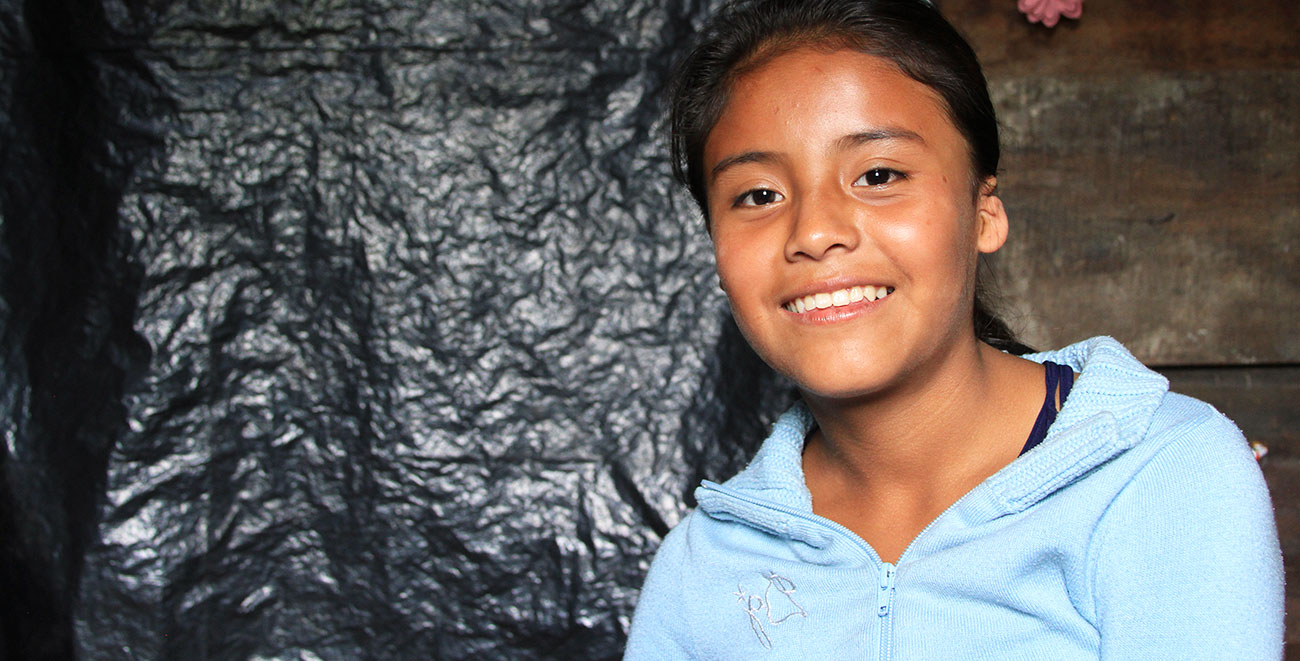 Guatemalan sponsored child Mariela