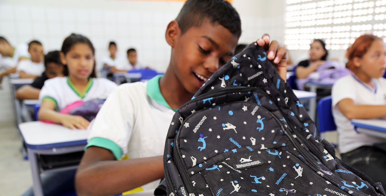 School bag in Brazil