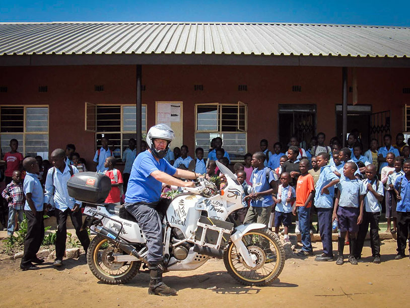 Motorbiking across Africa