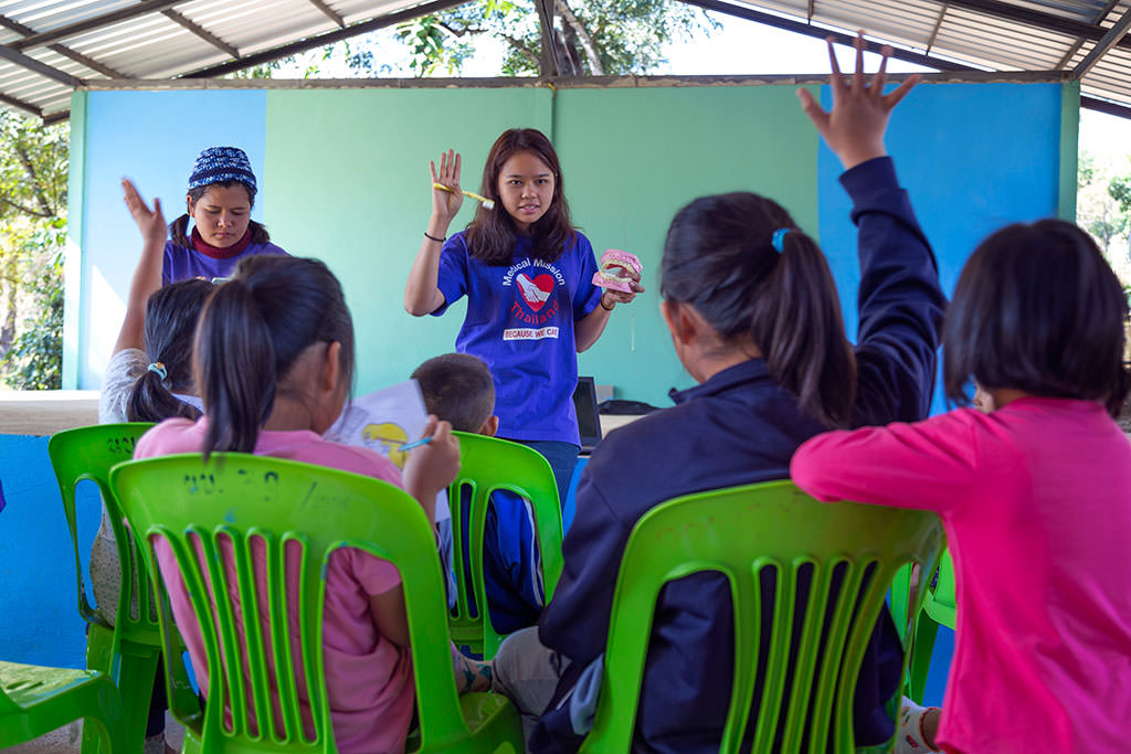 Hygiene education in rural Thailand