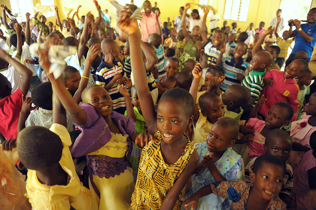 Nunana dancing at her Compassion project