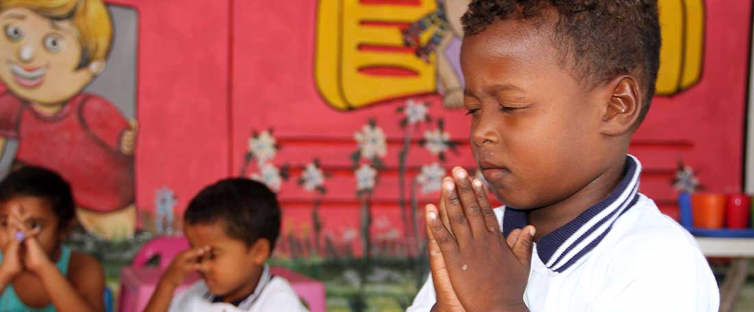 Praying in Colombia