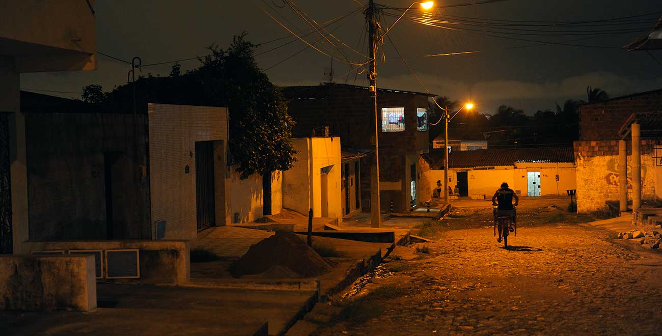 Night scene in Latin America