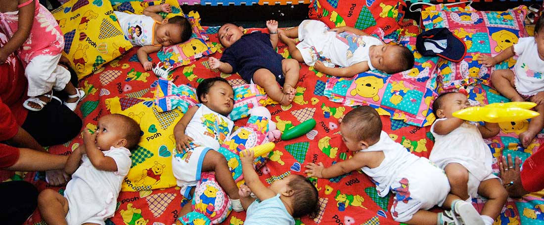 Babies in the Philippines