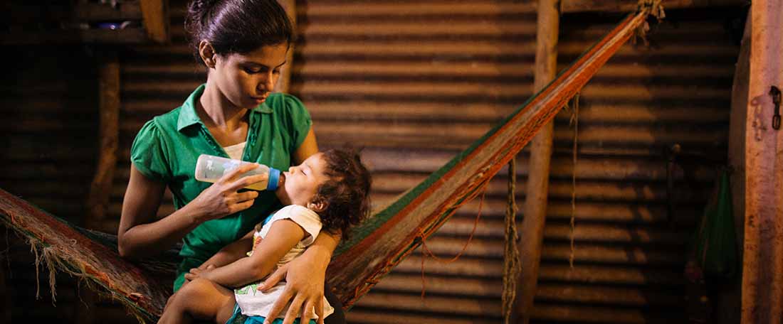 Mother and baby in Nicaragua