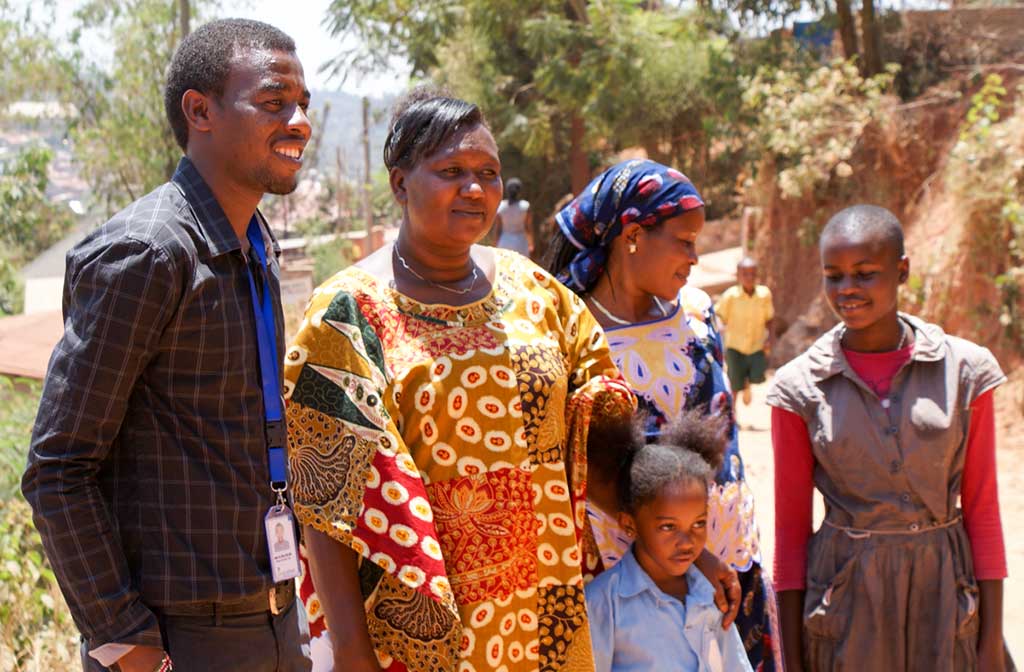 Family in Rwanda