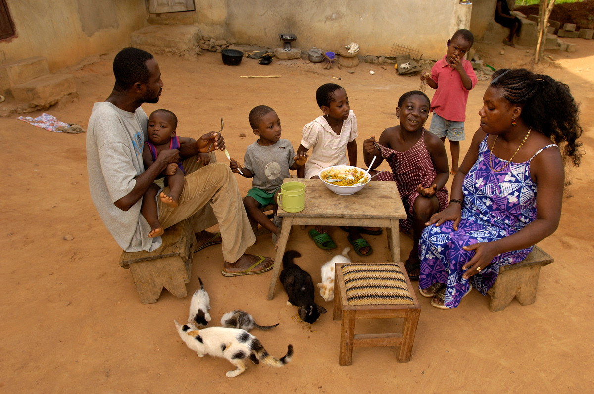 Family in Ghana