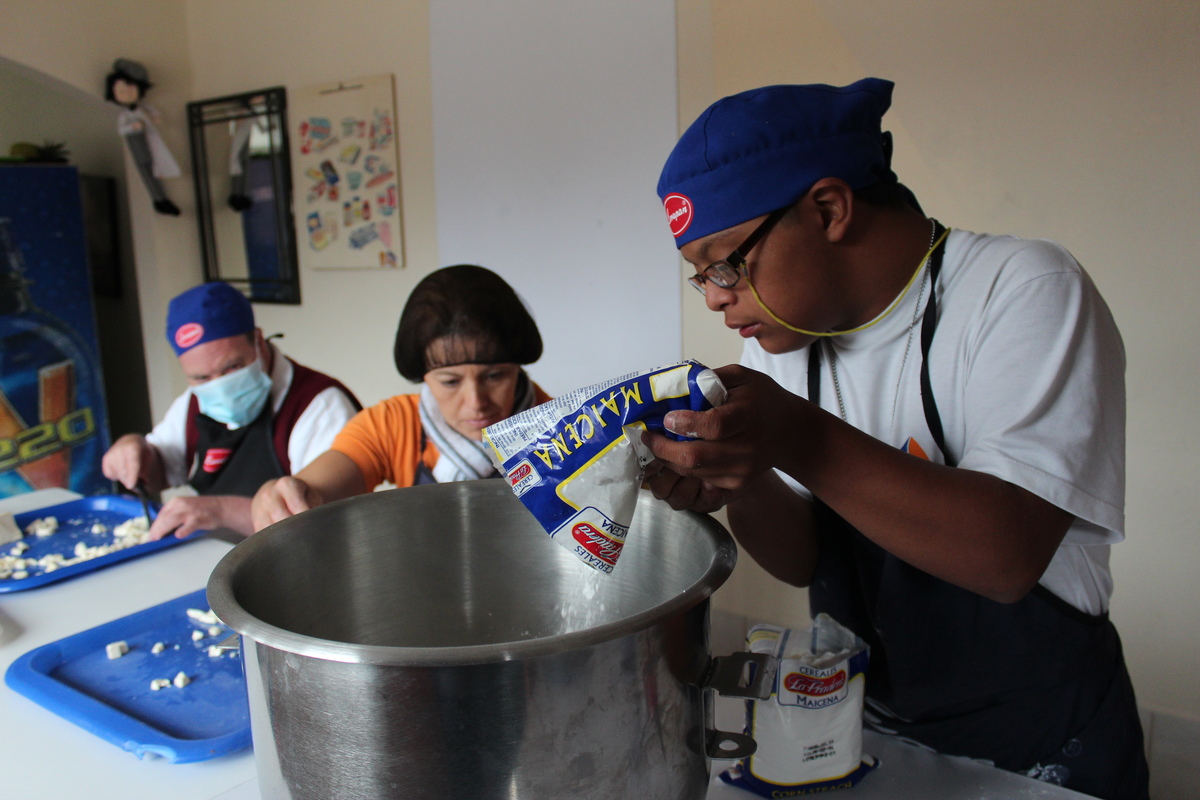 Baking in Ecuador