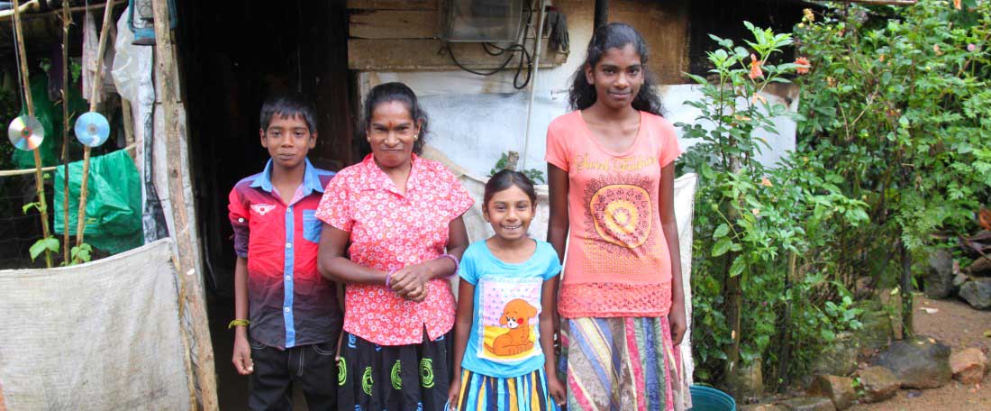 Sri Lankan family